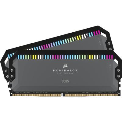 DDR5 Corsair Dominator Platinum RGB Gray 64GB 4x16GB 5200 For AMD